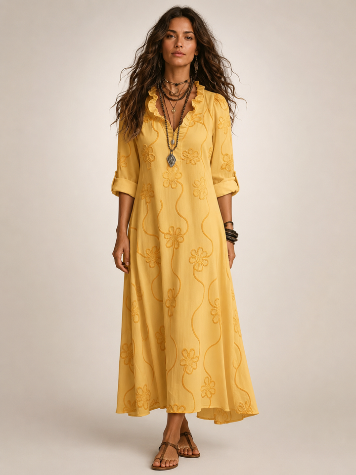 Merle — Robe d'été fleurie femme