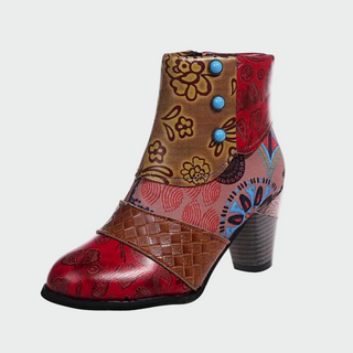 Aurélia | Bottines patchwork artistiques femme