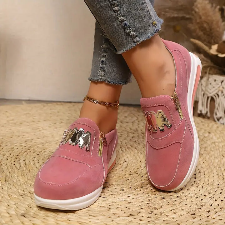 Mélina | Baskets slip-on zip chic femme