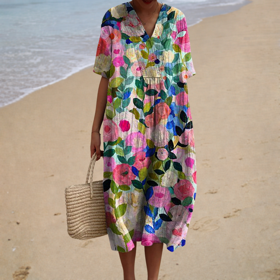 Isabelle | Robe Longue Florale Femme