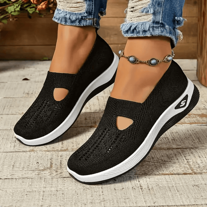 Nathalie | Baskets orthopédiques maille ouverte femme