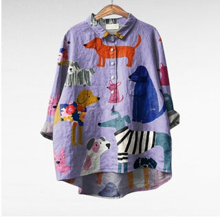 Lison | Blouse ludique animalière femme