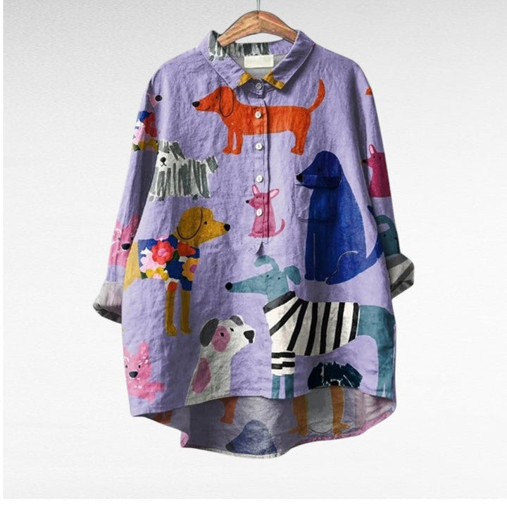 Lison | Blouse ludique animalière femme