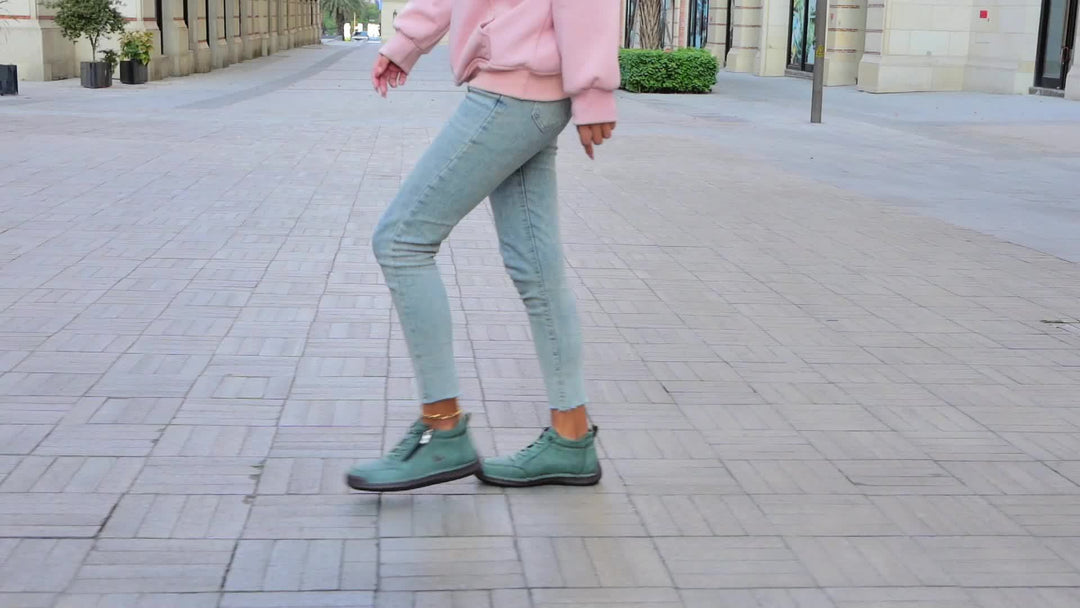 Maura | Baskets zip confort nature femme