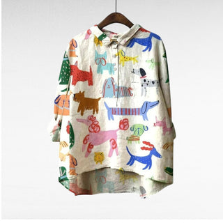 Lison | Blouse ludique animalière femme