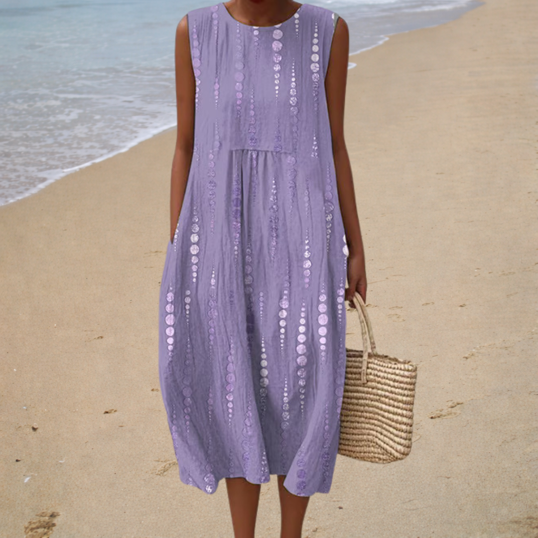 Carolina | Robe Midi Élégante Femme