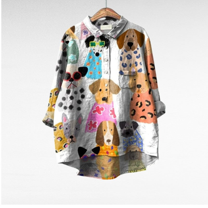 Ondine | Blouse animalière ludique femme