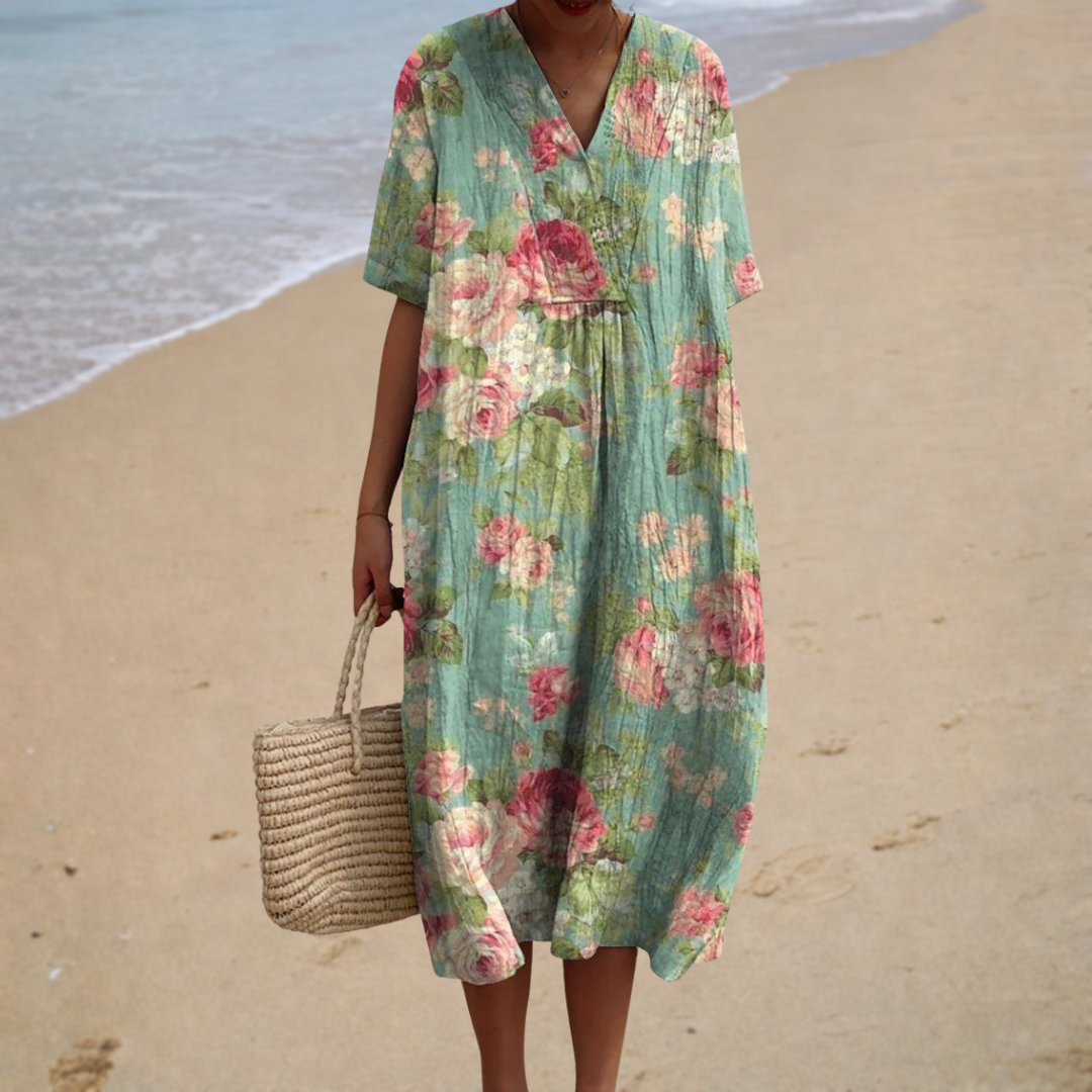 Denise | Robe Fleurie Romantique Femme