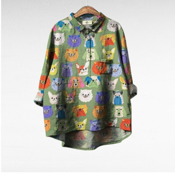 Ondine | Blouse animalière ludique femme