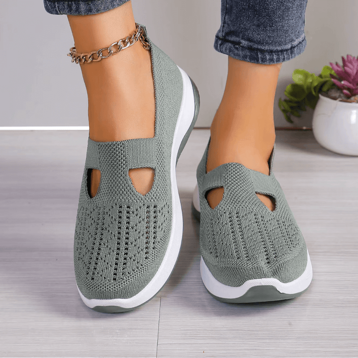 Nathalie | Baskets orthopédiques maille ouverte femme