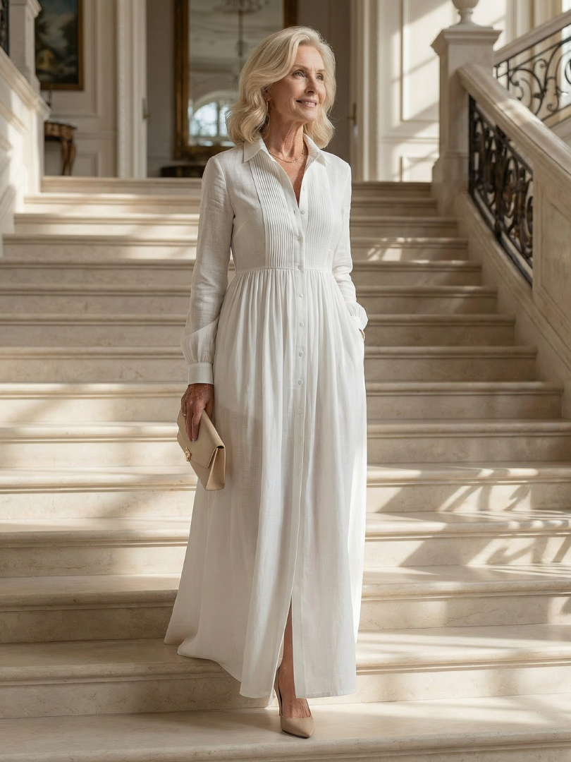 Charlotte | Robe maxi soft flow femme