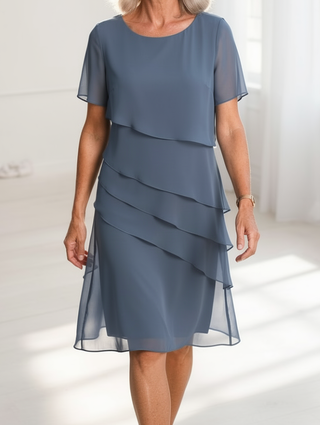 Juliette – Robe midi fluide élégante femme