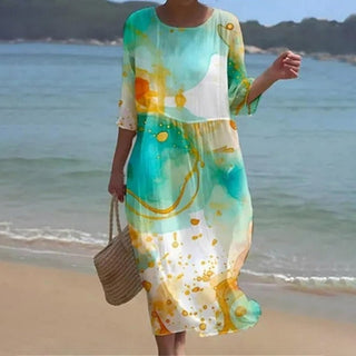 Keely | Robe fleur de crépuscule femme