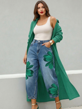 Léonie | Pantalon imprimé femme