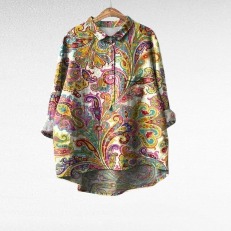 Élisa | Blouse cachemire élégante femme