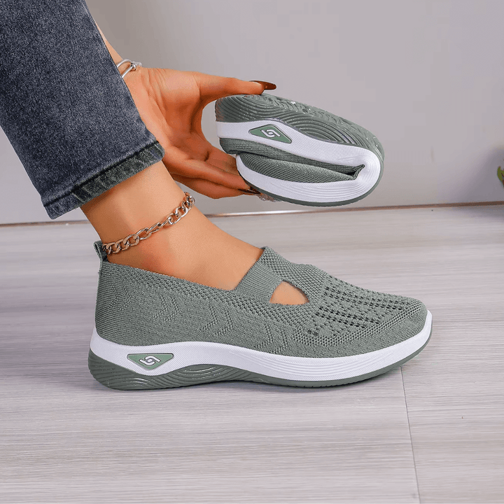 Nathalie | Baskets orthopédiques maille ouverte femme