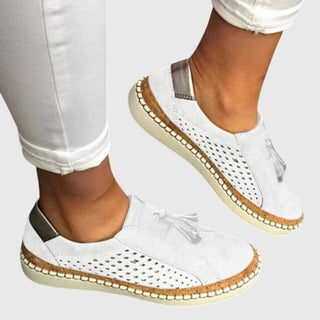 Tessia | Baskets mocassin perforées femme