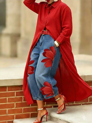 Léonie | Pantalon imprimé femme
