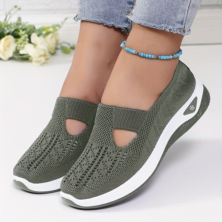 Olina | Baskets slip-on respirantes femme