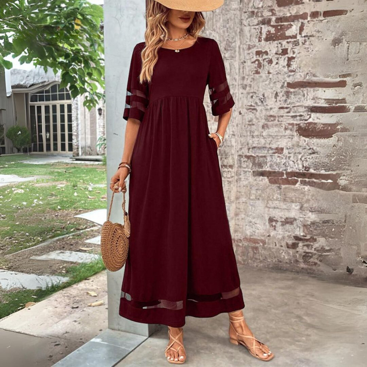 Aubrey | Robe midi flatteuse et lissante pour le ventre femme