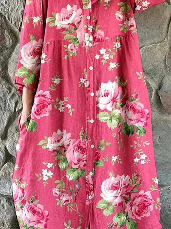 Maddie | Robe florale artistique femme