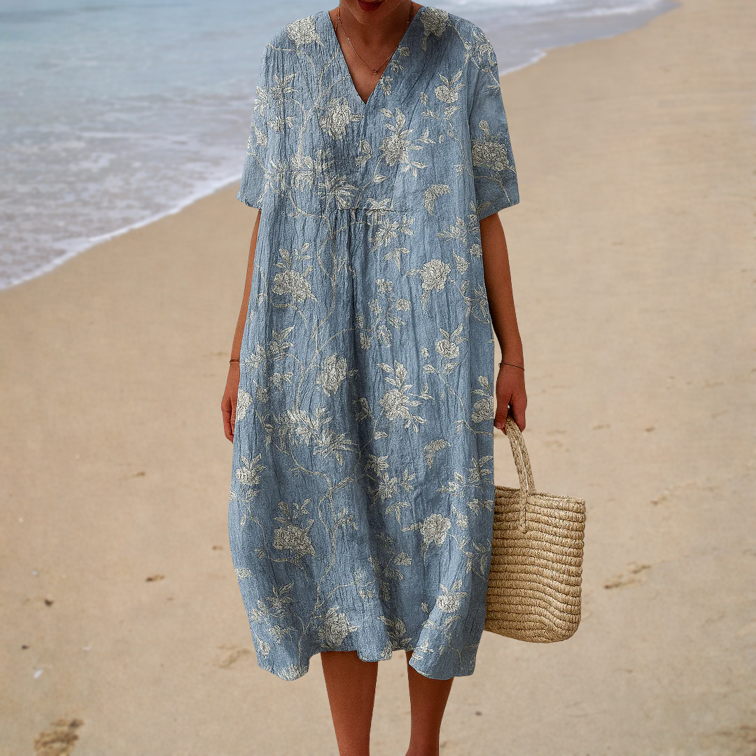 Sara | Robe Midi Bohème Femme