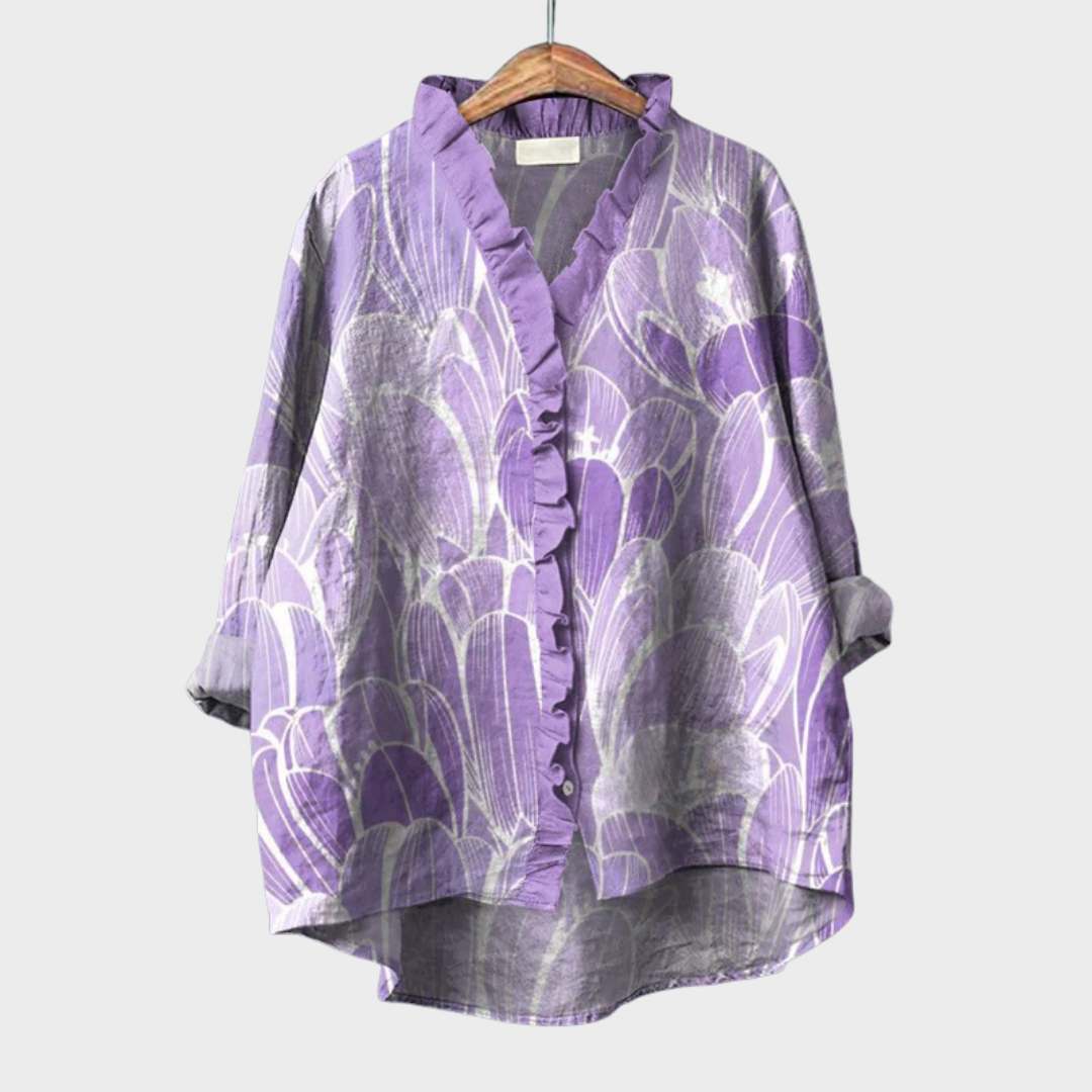 Laura | Blouse florale raffinée femme