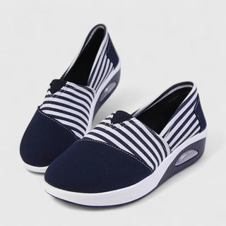 Marina | Baskets slip-on rayées femme