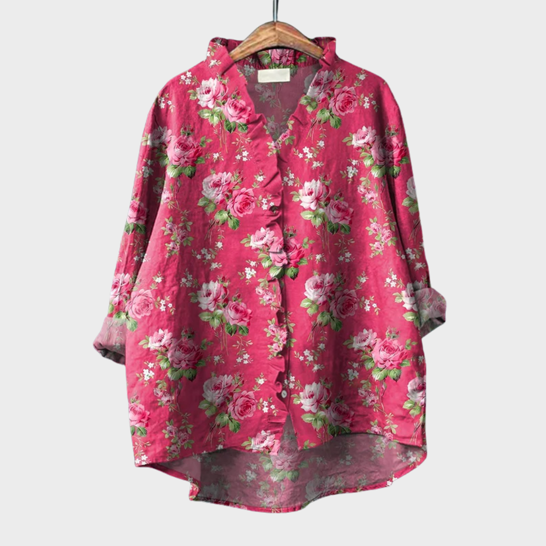 Roseline | Blouse printanière romantique femme