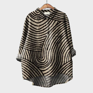 Jacinthe | Blouse graphique moderne femme