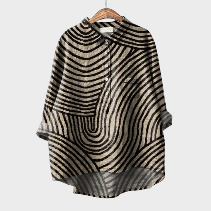 Jacinthe | Blouse graphique moderne femme