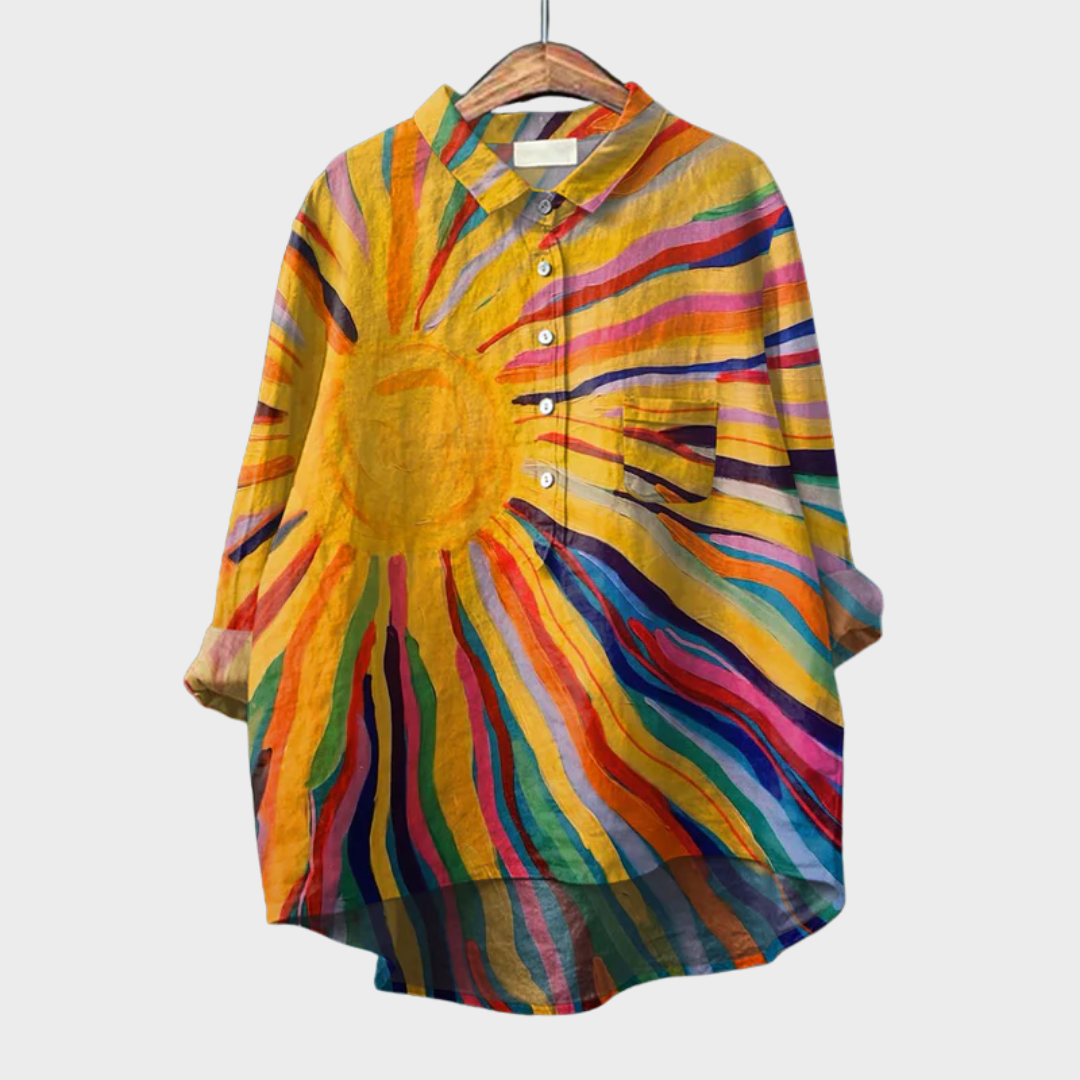 Auriane | Blouse soleil rayonnant femme