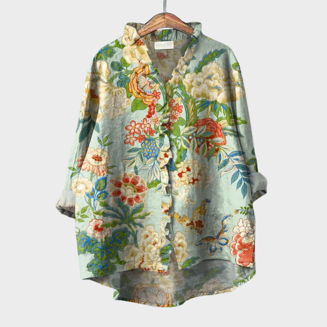 Perrine | Blouse florale romantique femme