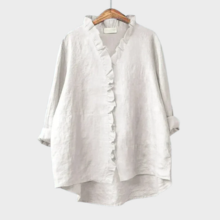 Célestine | Blouse à volants délicate femme