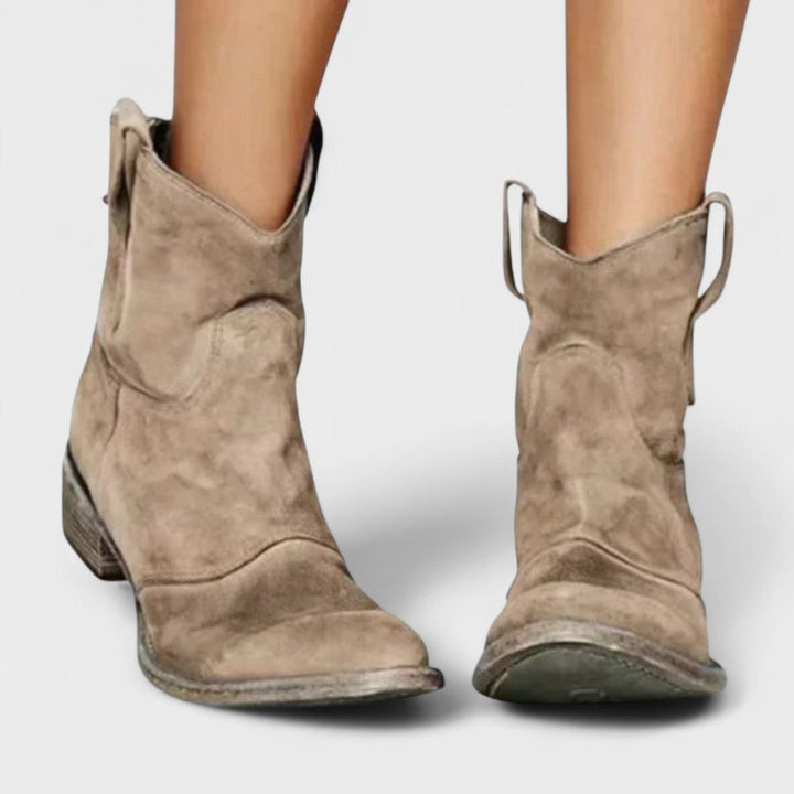 Daphné | Bottines western suédées femme