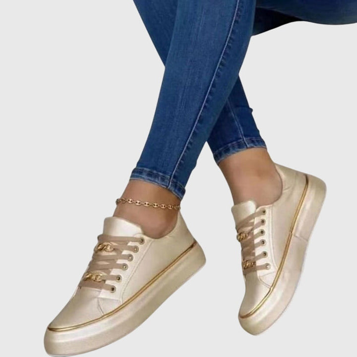 Amaya | Baskets chaîne luxe femme