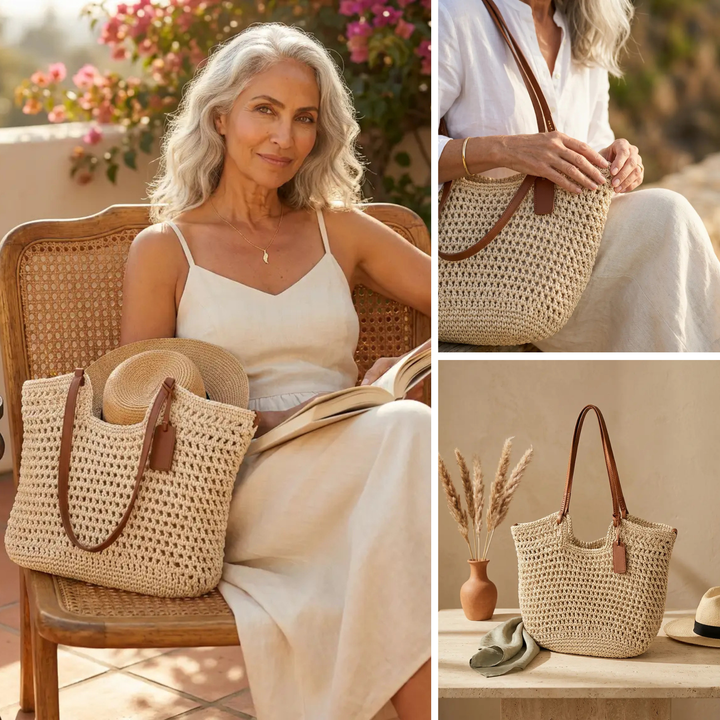 Gioia — Sac cabas femme tressé au crochet