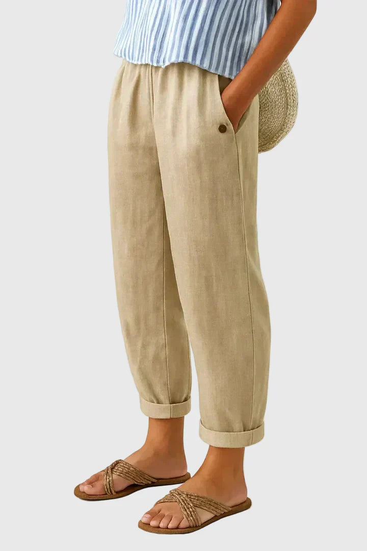 Mathilde | Pantalon femme coupe ballon confortable