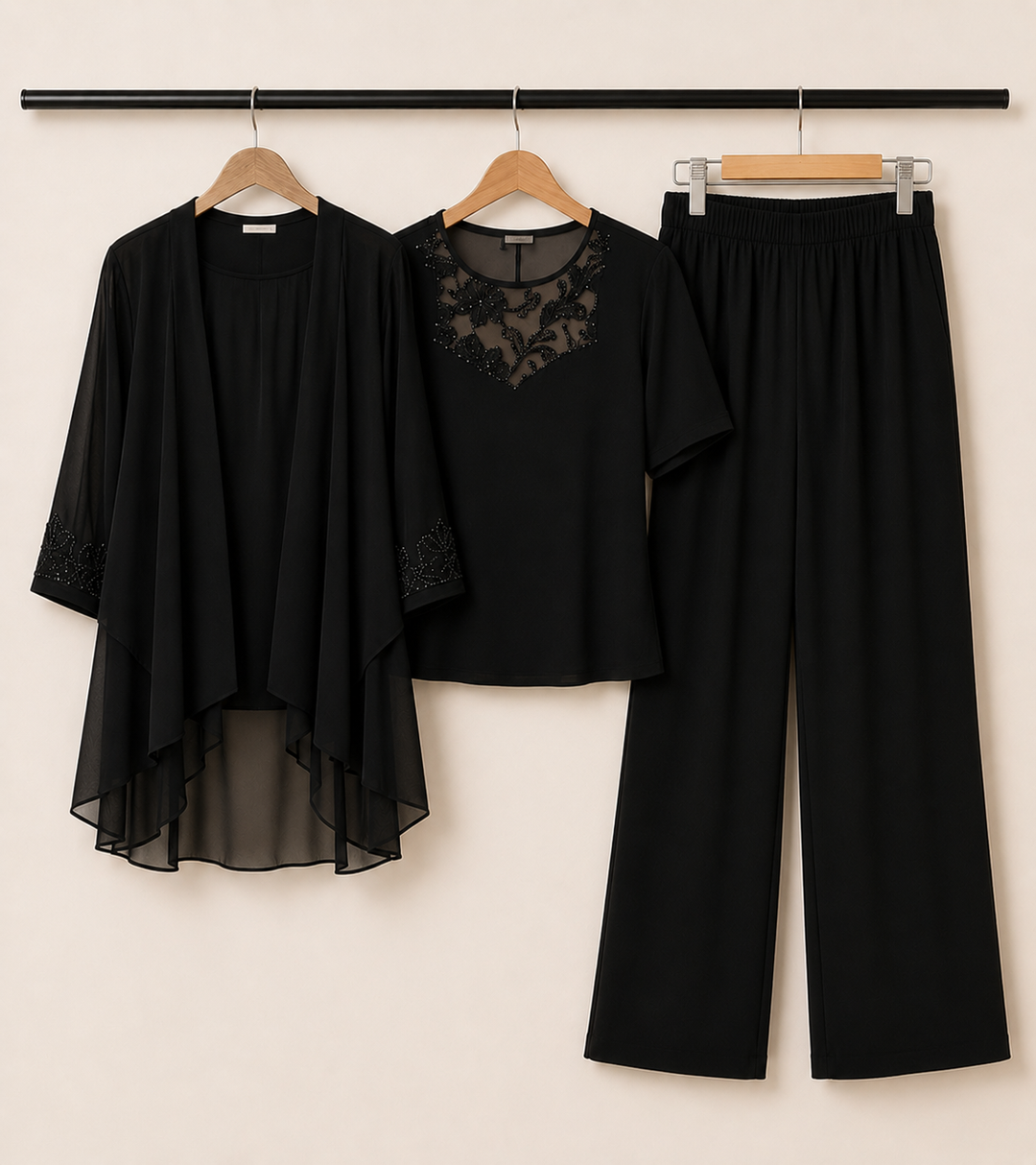 Élise — Ensemble femme en mousseline élégant