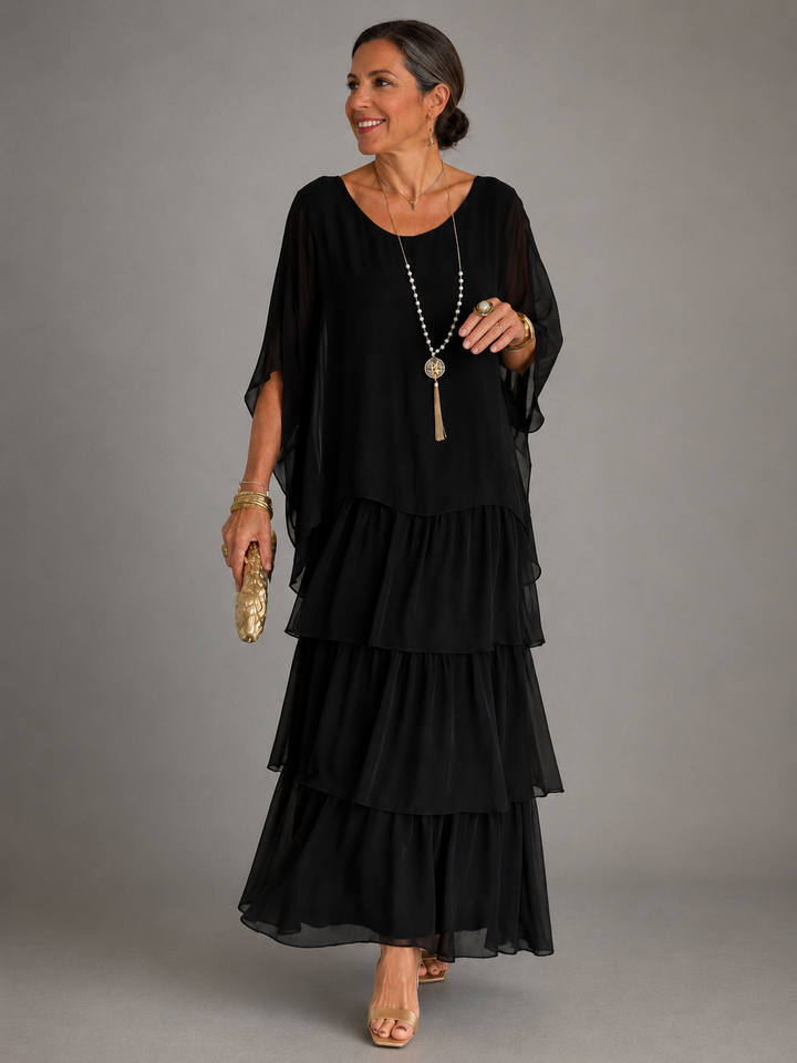 Astrid | Robe maxi élégante et fluide femme