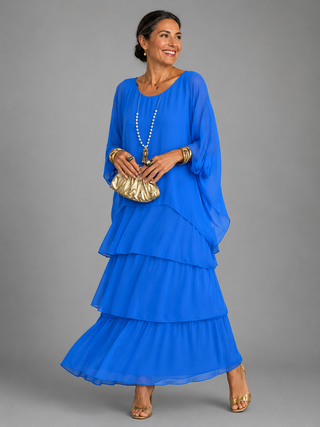 Astrid | Robe maxi élégante et fluide femme