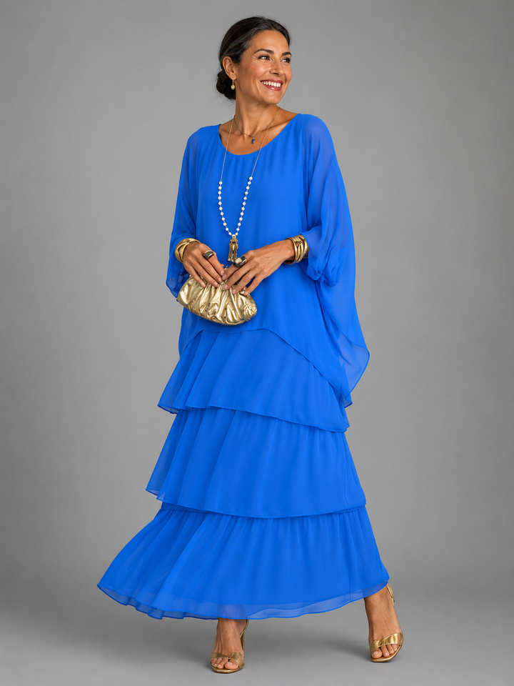 Astrid | Robe maxi élégante et fluide femme