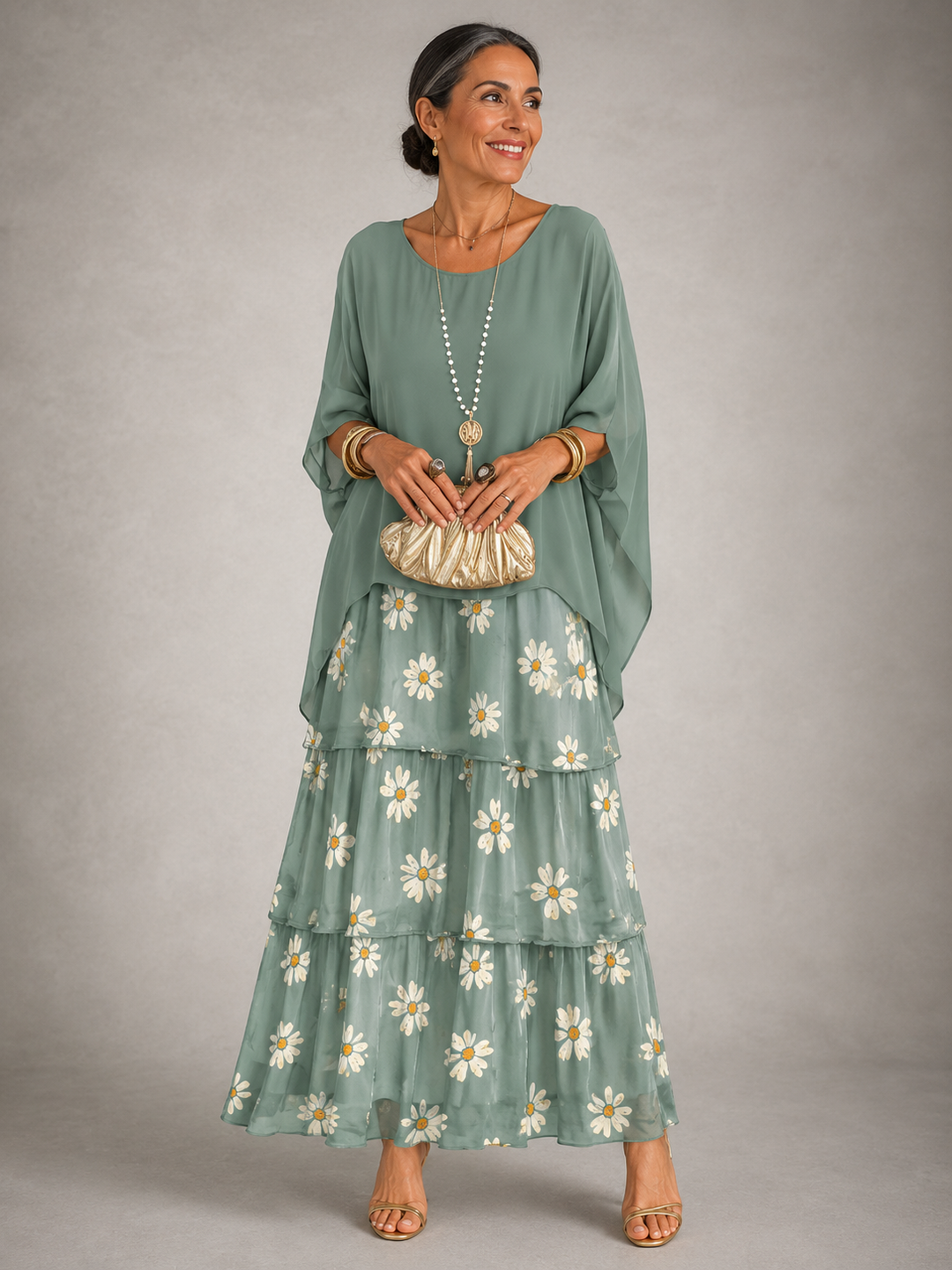 Astrid | Robe maxi élégante et fluide femme