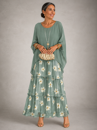 Astrid | Robe maxi élégante et fluide femme