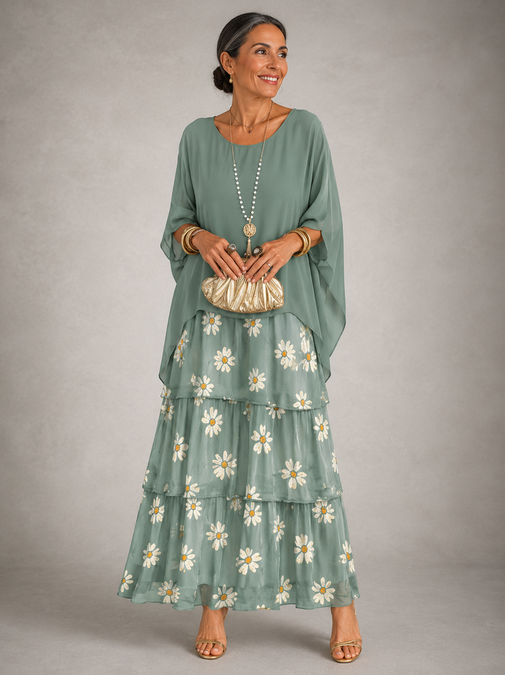 Astrid | Robe maxi élégante et fluide femme