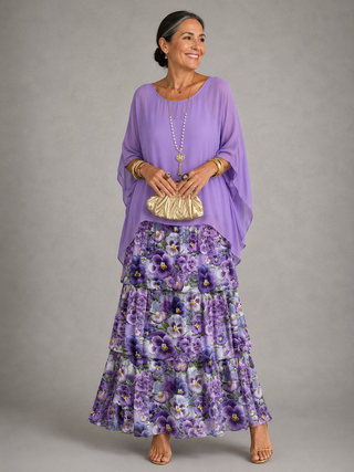Astrid | Robe maxi élégante et fluide femme