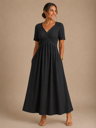 Corinne | Robe midi élégante femme
