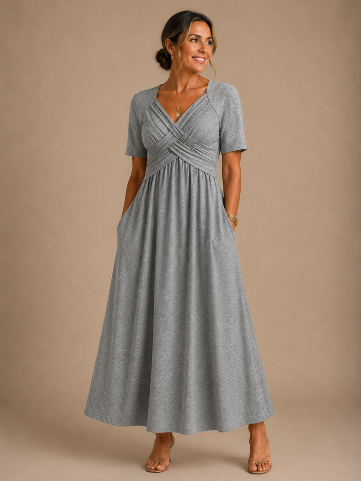 Corinne | Robe midi élégante femme
