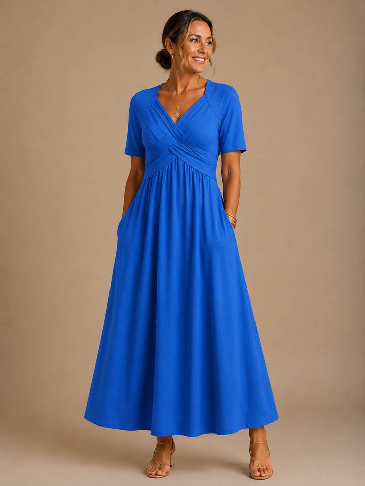 Corinne | Robe midi élégante femme