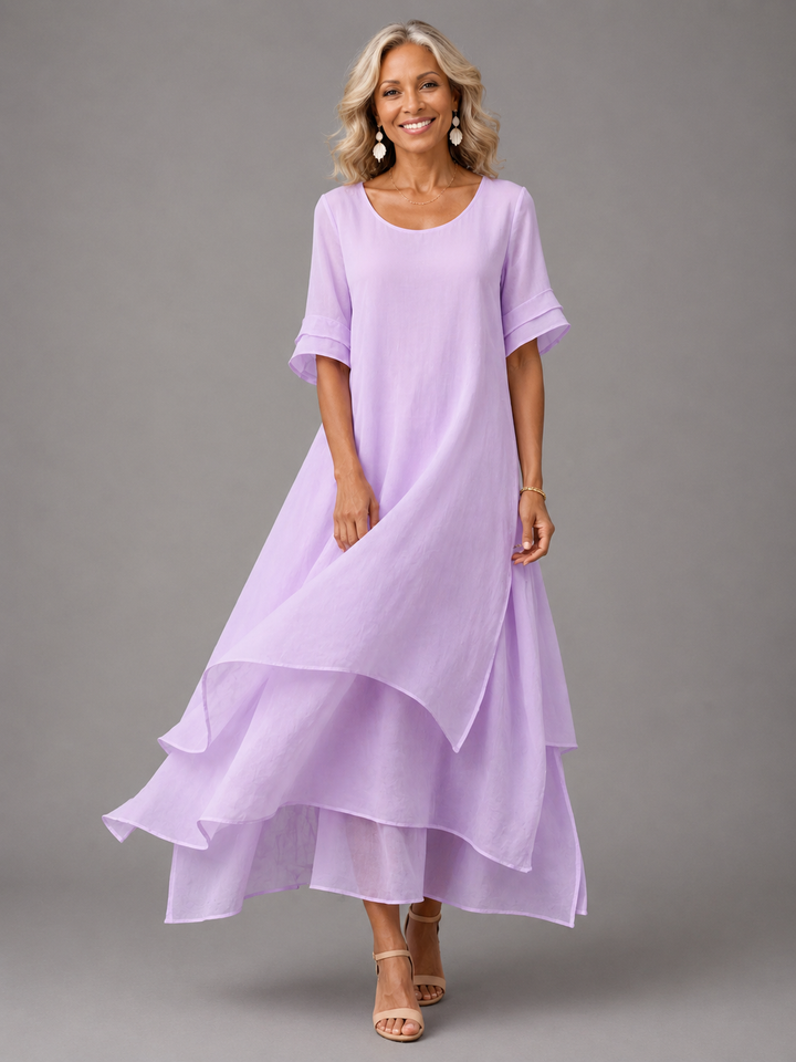 Cécile | Robe maxi grâce flottante femme